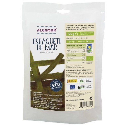 Alge Marine Sea Spaghetti, Bio, 100gr, Algamar vitamix.ro
