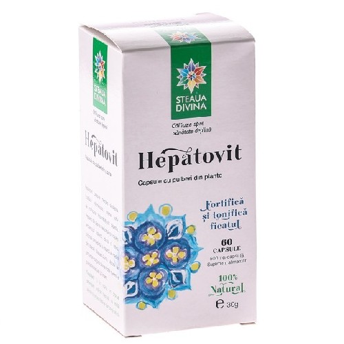 Hepatovit 60cps Steaua Divina vitamix.ro imagine noua reduceri 2022