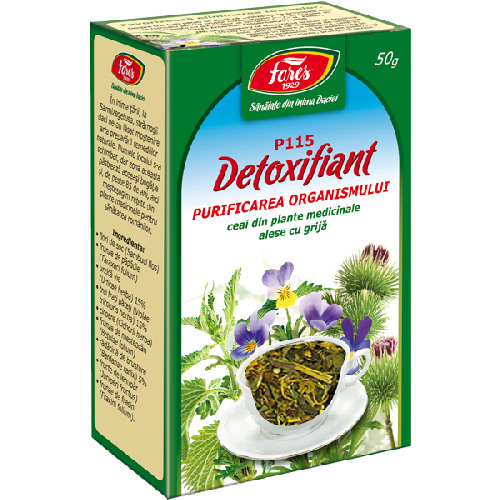 Ceai Detoxifiant, Purificarea Organismului, 50gr, Fares vitamix poza