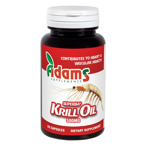 Krill Oil 500mg 30cps Adams Supplements vitamix.ro imagine noua reduceri 2022