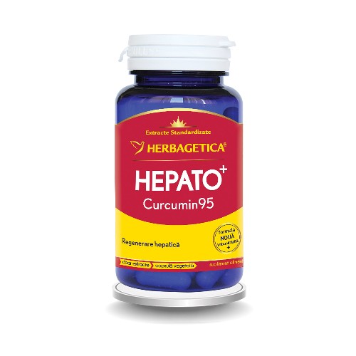 Hepato Curcumin95 60cps Herbagetica vitamix.ro