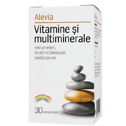 Vitamine si Multiminerale 30cpr Alevia imagine produs la reducere
