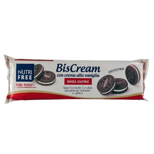 Biscuiti Biscream cu crema de vanilie, 125g, NutriFree