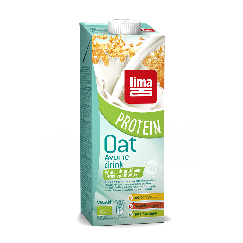 Lapte de Ovaz cu Proteine Bio 1l Lima imagine produs la reducere