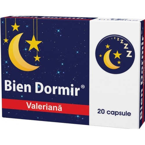 Bien Dormir cu Valeriana 21cps Fiterman imagine produs la reducere
