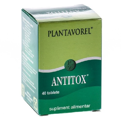 Antitox 40tablete Plantavorel imagine produs la reducere