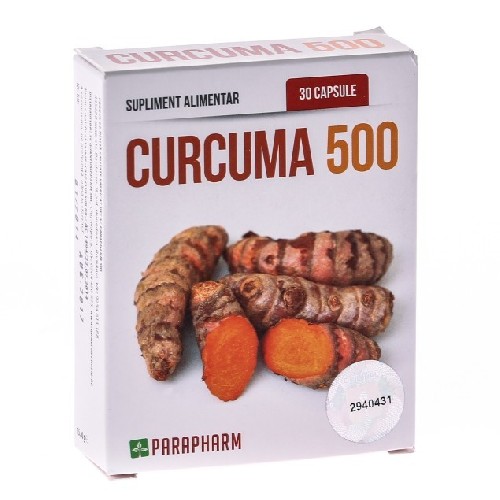Curcuma 500 30cps Parapharm imagine produs la reducere