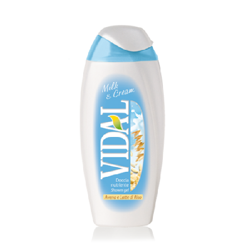 Gel de Dus Nutritiv Milk & Cream 500ml Vidal vitamix poza