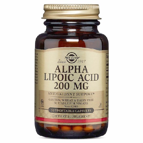 Alpha Lipoic Acid 200mg 50caps Solgar vitamix poza