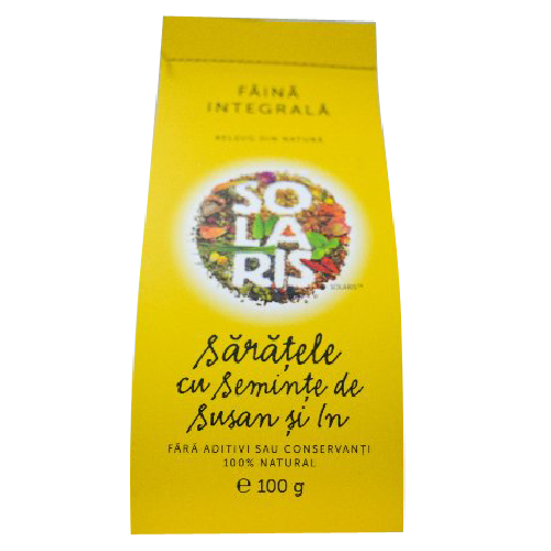 Saratele cu Seminte In si Susan 50g Solaris vitamix poza