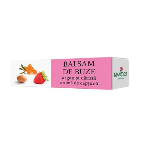 Balsam De Buze Argan, Catina, Capsuna Manicos vitamix.ro