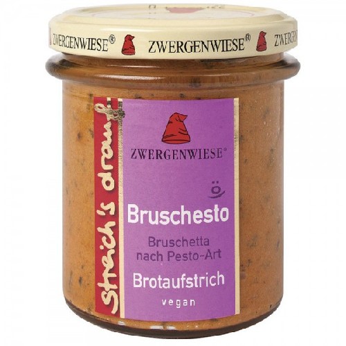 Crema tartinabila vegetala Bruschesto cu bruscheta si pesto, 160 vitamix.ro