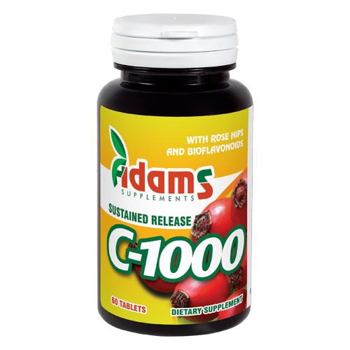 C-1000 cu macese 60tablete Adams Supplements imgine