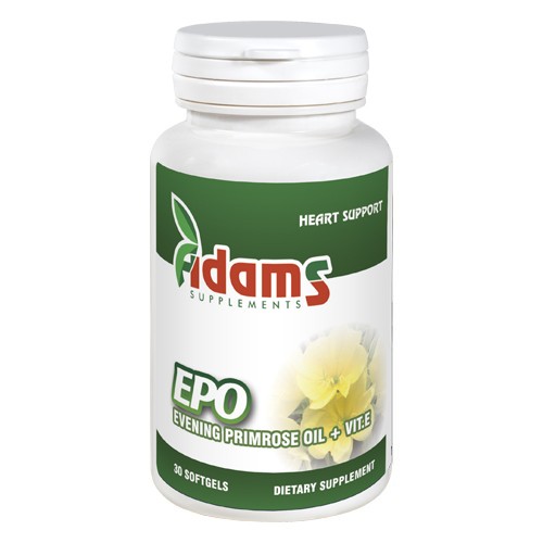 EPO (Evening primrose) 1000mg 30 cps. Adams Supplements imagine produs la reducere