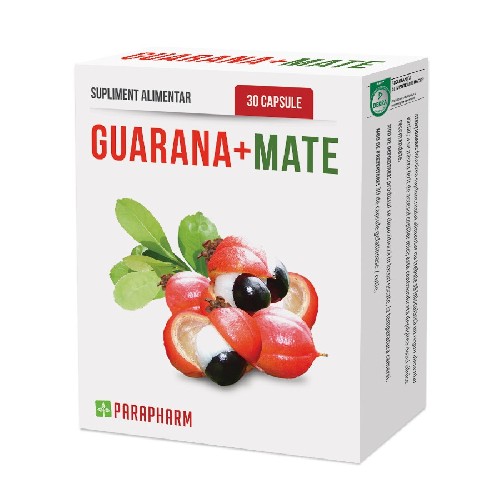 Guarana Mate 30cps Parapharm vitamix poza