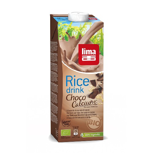 Lapte de Orez cu Ciocolata + Soia si Calciu Bio 1l Lima imagine produs la reducere