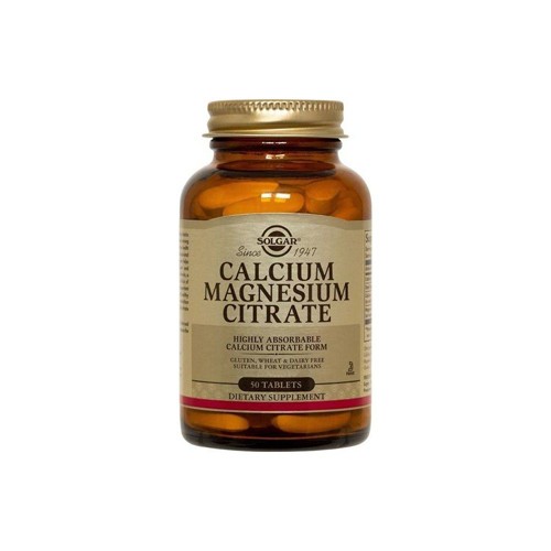 Calcium Magnesium Citrate 50cps Solgar vitamix poza