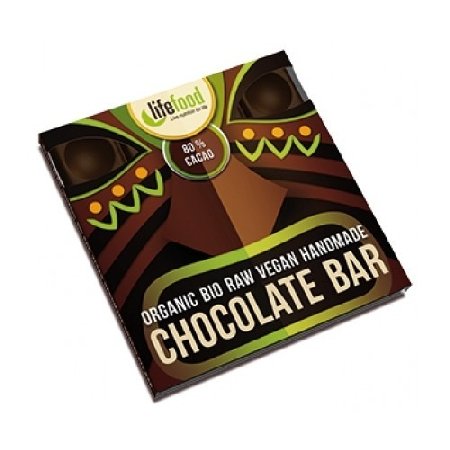 Ciocolata cu 80% cacao Raw 35g Lifefood imagine produs la reducere
