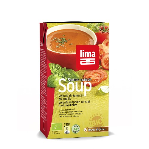 Supa Crema de Rosii cu Busuioc Bio 1l Lima imagine produs la reducere