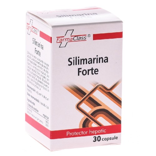 Silimarina Forte 30cps Farma Class vitamix.ro