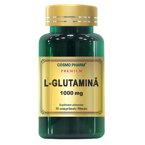Glutamina 1000mg, 30cps, CosmoPharm vitamix.ro