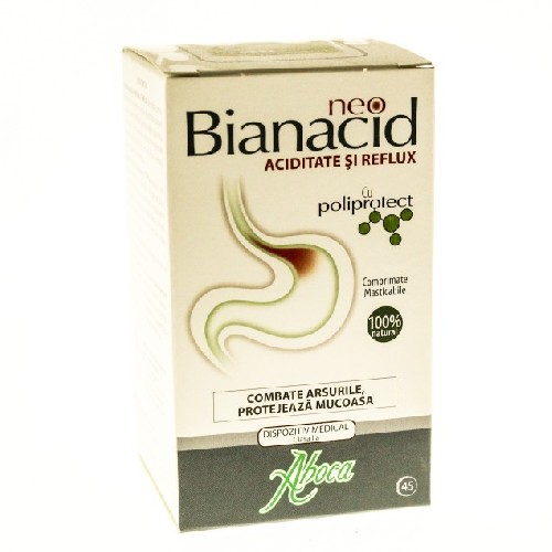 Neobianacid Acid & Reflux 45cpr, Aboca vitamix.ro
