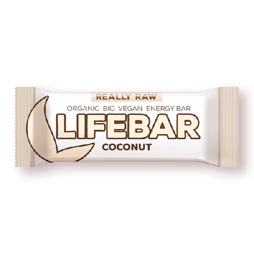 Lifebar Baton cu Nuca de Cocos Raw Bio 47gr Lifefood imagine produs la reducere