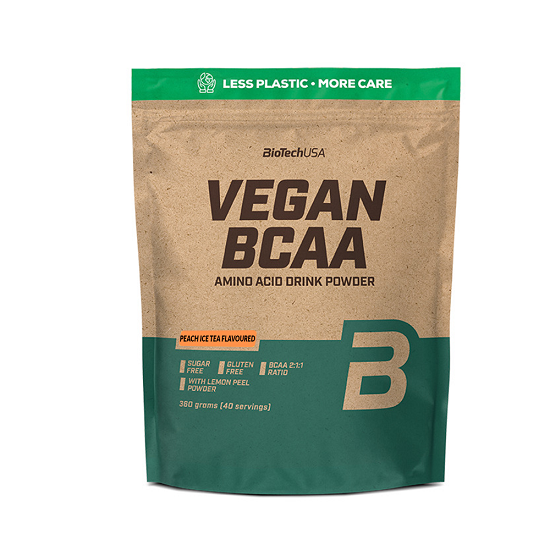 Vegan BCAA Peach Ice Tea, 360g, Biotech USA