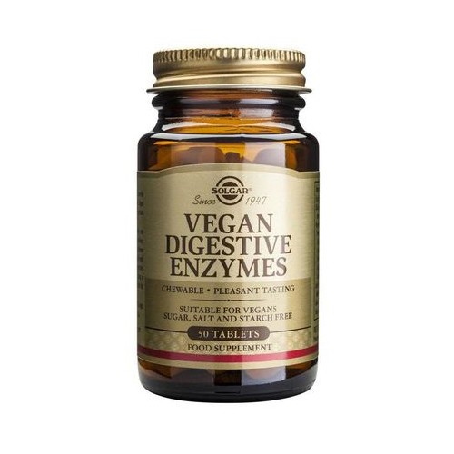 Vegan Digestive Enzymes 50cps Solgar imagine produs la reducere