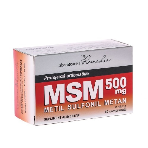 Msm 500mg 60cpr Remedia imagine produs la reducere