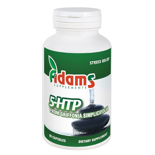 5-HTP 50mg 90 cps. Adams Supplements vitamix poza