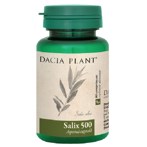 Salix500 (Aspirina vegetala) 60cpr, Dacia Plant vitamix.ro imagine noua reduceri 2022