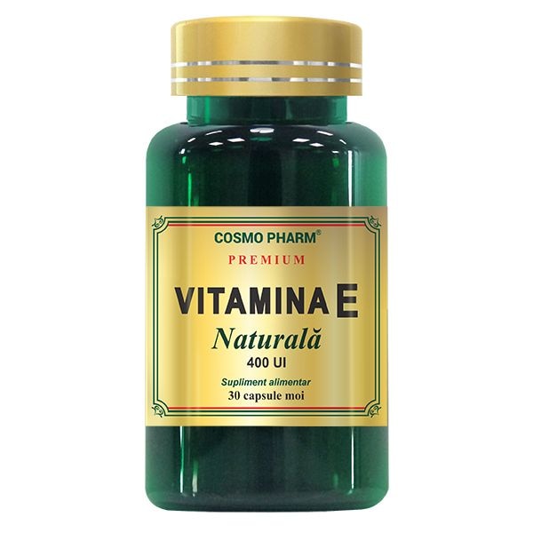 Vitamina E Naturala 400ui, 30cps, Cosmo Pharm