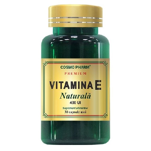 Vitamina E Naturala 400ui, 30cps, Cosmo Pharm vitamix.ro