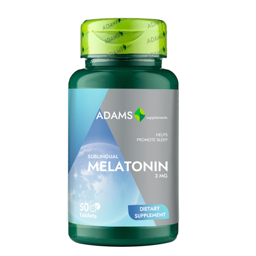  Melatonina 3 mg 50tab, Adams