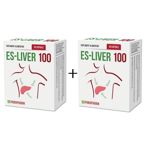 Pachet Es-Liver 100 1+1 Parapharm vitamix.ro
