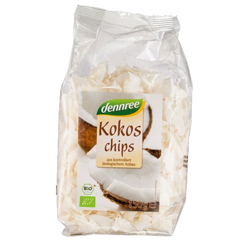 Chips de Cocos Ecologic 150gr Dennree vitamix.ro