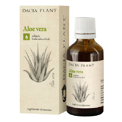 Tinctura Aloe Vera 50ml Dacia Plant imgine
