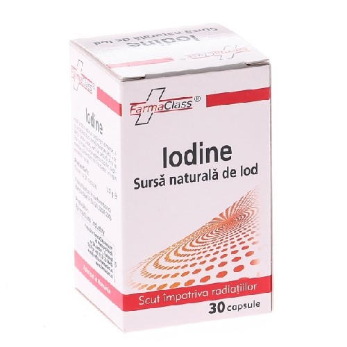 Iodine 30cps Farma Class imagine produs la reducere