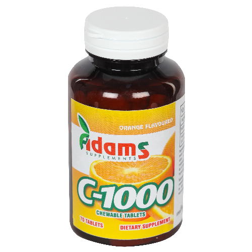 C-1000 cu aroma de Portocale 70tablete masticabile vitamix poza