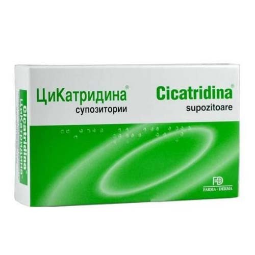 Cicatridina Supozitoare,10buc, Naturpharma vitamix poza