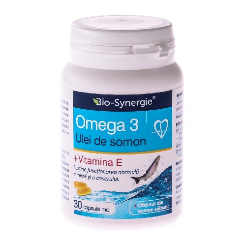 Omega 3 Ulei Somon 30 Cps Bio Synergie vitamix.ro imagine noua reduceri 2022