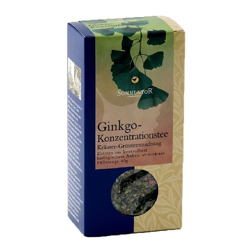 Ceai entru Concentrare- Ginkgo Eco 50gr Sonnentor