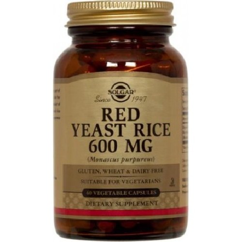 Red Yeast Rice 600mg 60cps Solgar vitamix.ro