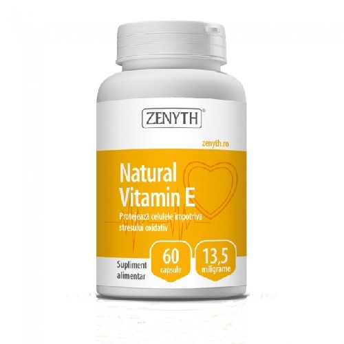 Natural Vitamin E 60cps Zenyth imagine produs la reducere