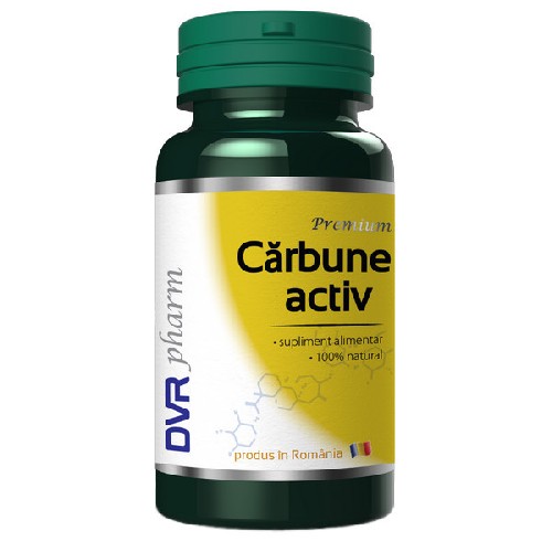 Carbune Activ 60cps DVR Pharm vitamix poza