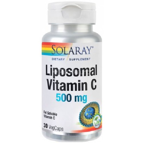 Vitamina C Liposomal 500gr 30cps Solaray imagine produs la reducere