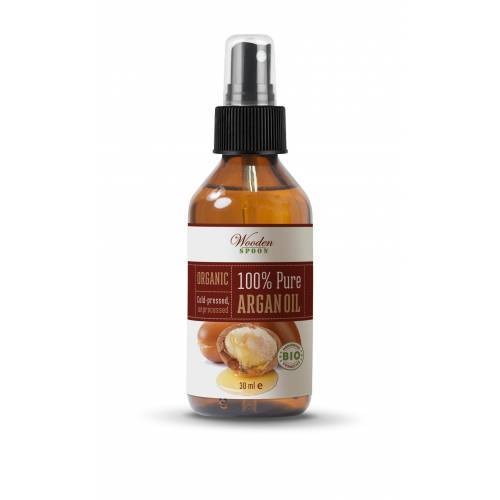 Ulei Pur de Argan cu Pulverizator Bio 30ml Wooden Spoon