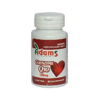 Coenzyme Q10 30mg, Adams Supplements, 30 capsule imagine produs la reducere
