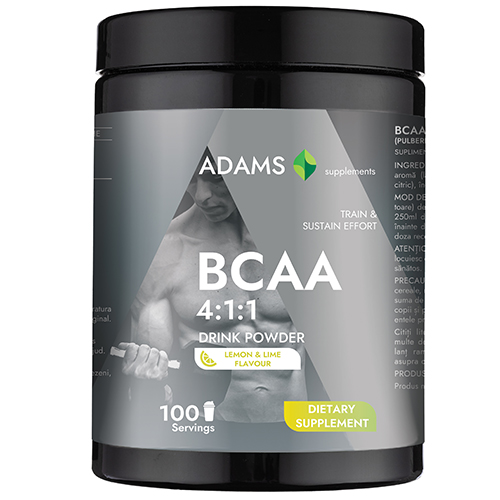 BCAA 4:1:1, 400gr, aroma lemon-lime, Adams